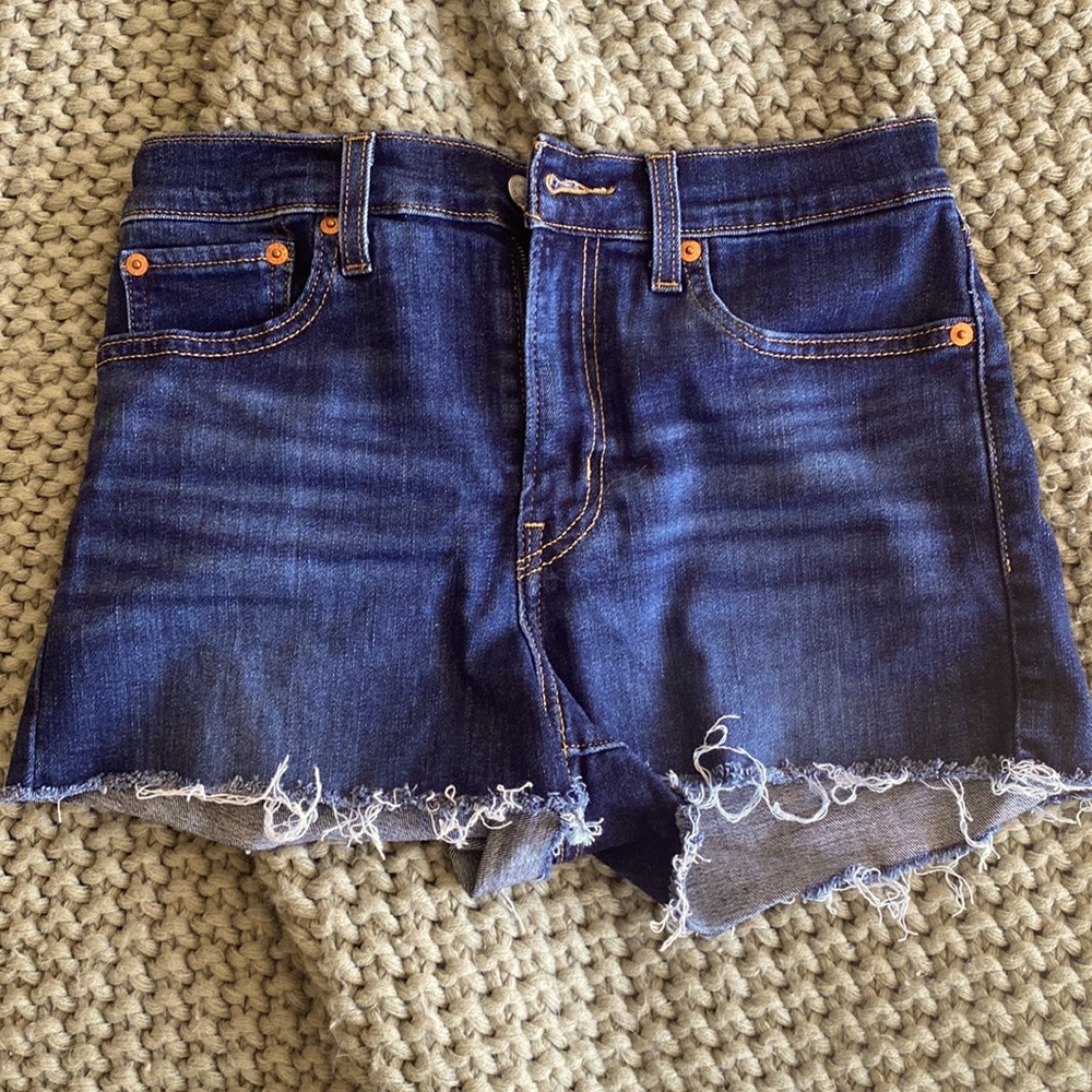 Levi’s High Rise Denim Shorts